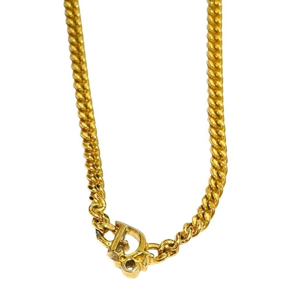 Christian Dior Logo Necklace